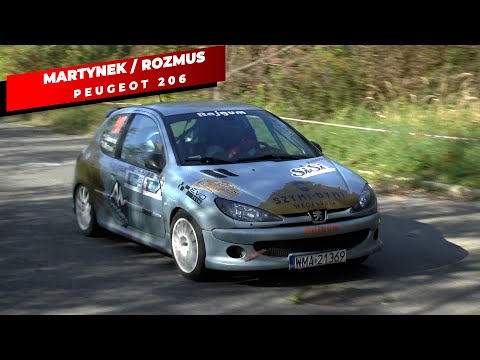 Rally Park Cup Kaczyce 2020 - Runda 2 - Martynek / Rozmus - Peugeot 206
