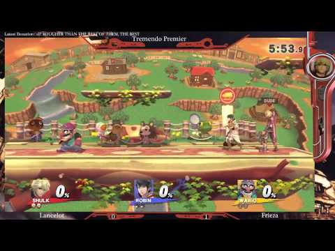 Tremendo Premier - Winners Semis - Lancelot (Luigi, Robin) vs LordFrieza (Wario)