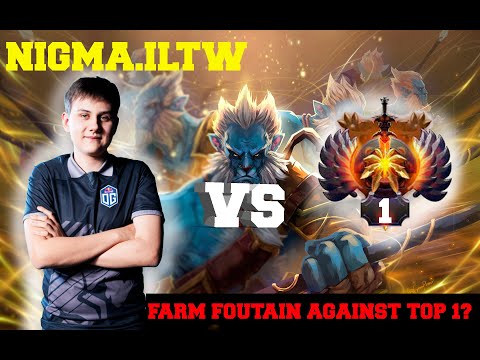 NIGMA.ILTW PHANTOM LANCER fountain farm vs TOP 1 RANK - patch 7.29