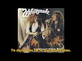Whitesnake Spit It Out Subtitulada