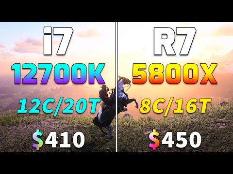 Core i7 12700K vs Ryzen 7 5800X | PC Gameplay Tested