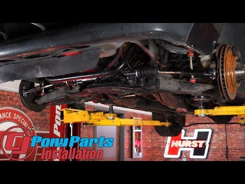 Upgrading worn out steering on the 1985-1993 Mustang V8: Power Steering Rack & Pinion Kit Install