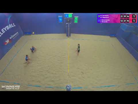 12:15 M. Horobets / M. Stepanov - I. Romanenko / I. Skrynnik 30.03.2023 | Winners Beach Volleyball