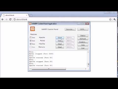 Beginner PHP Tutorial 3 Installing XAMPP Part 2