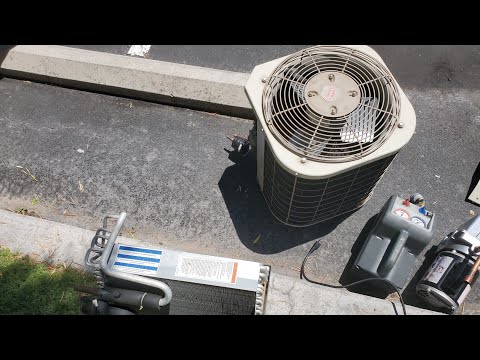Changing R22 to 410A Condenser and Evaporative Coil Simple Easy Tutorial