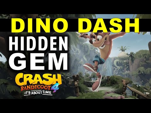 Dino Dash: Hidden Gem Location | Crash Bandicoot 4: It's About Time