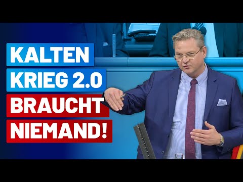 Einen Kalten Krieg 2.0 braucht niemand! Prof. Dr. Daniel Zerbin - AfD-Fraktion im Bundestag