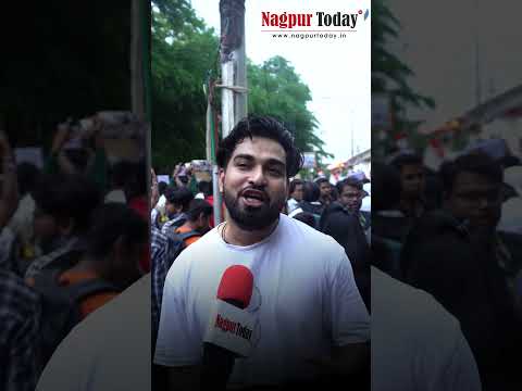 nagpur student protest delhi lathi charge