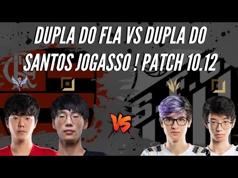 BVOY E LUCI VS HYOGA E JUZO DUPLA DO FLA X DUPLA DO SANTOS - LOL REPLAYS COMENTADO