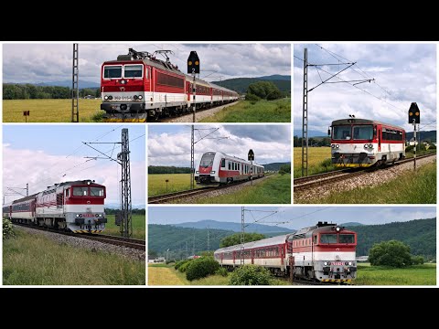 Vlaky medzi Banskou Bystricou a Zvolenom na trati ŽSR 170 #train #railway #vlaky #amazing #slovakia
