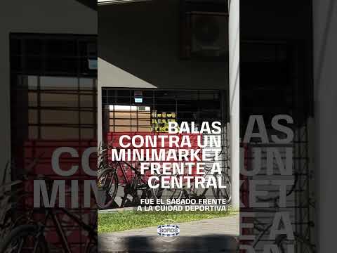 🚨 #BAIGORRIA: BALEARON UN COMERCIO FRENTE A LA CIUDAD DEPORTIVA 🔫⚽