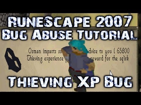 [RS07] The Sorceress Garden Thieving XP Bug - RuneScape Glitch Tutorial