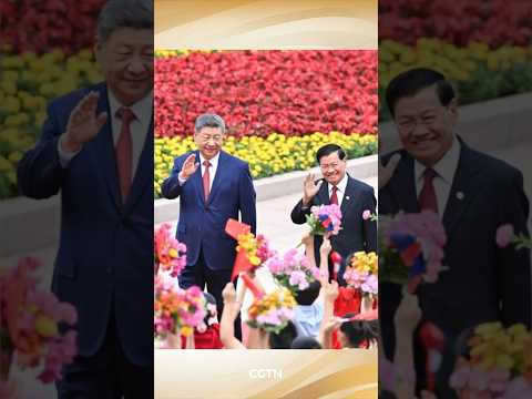 Xi Jinping holds welcome ceremony for Lao top leader Thongloun