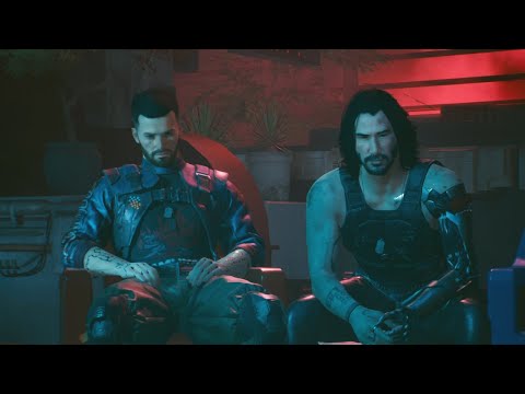 Cyberpunk 2077 - SECRET ENDING - V Kills Himself - V and Johnny Give up