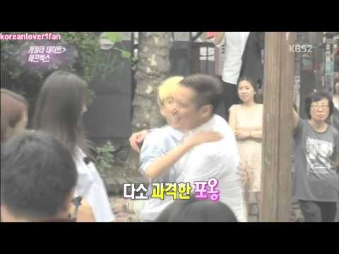 130824 HANDSOME MALE FAN HUGS AMBER TIGHT!