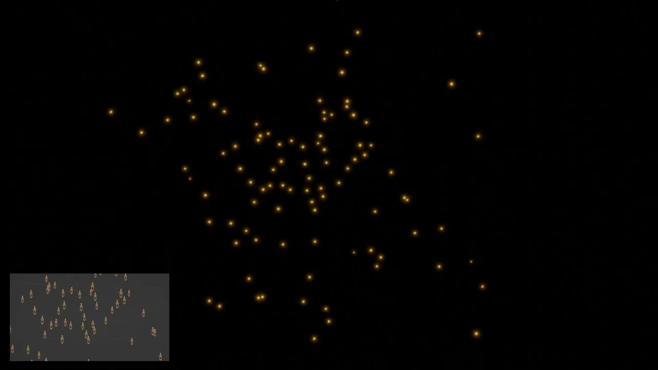 Fireflies 3D Model Full 2010 Frames Animation