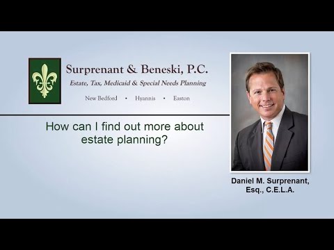 How can I find out more about estate planning?