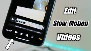 How to Edit Slow Motion Video in iPhone 🔥🔥