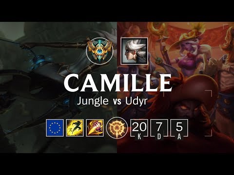 Camille Jungle vs Udyr - EUW Challenger Patch 8.24