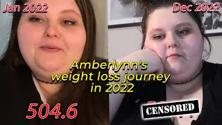 Amberlynns weight loss (gain*) journey in 2022