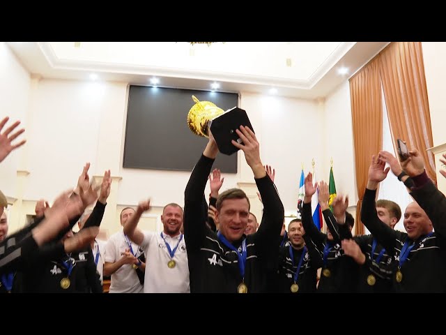 В Ангарске чествовали победителей и призёров чемпионата Иркутской области по футболу