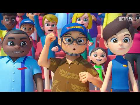 Capa de Coop e Cruise Correm Pelos Cinco Distintivos de Fogo! | Hot Wheels: Velocidade Máxima!
