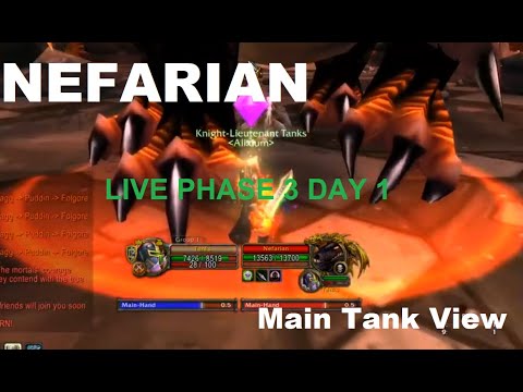 Blackwing Lair - Main Tank View - Nefarian
