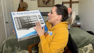 5 Tier Desk Organizer with Vertical File Racks Amazon Review