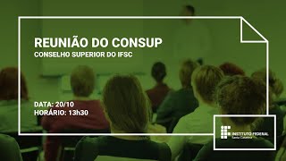 Reunião CONSUP IFSC | 20.10.2025