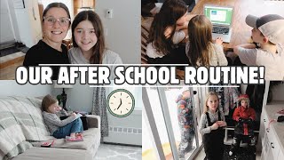 AFTERNOON RESET AFTER HOMESCHOOL! | DAILY ROUTINE