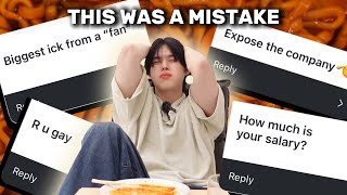 I Let Fans Ask Me the Spiciest Kpop Questions...