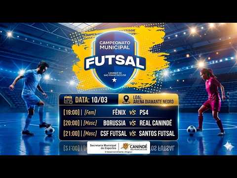 🔴 AO VIVO | Abertura do Campeonato de Futsal de Canindé de São Francisco-SE 2026