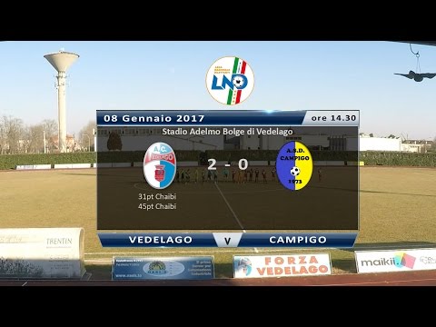 Vedelago - Campigo 2 - 0 [Campionato Promozione Veneto] 08/01/2017 Sintesi Partita