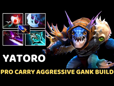 YATORO [Slark] Pro Carry Aggressive Gank Build 7.37 Dota 2