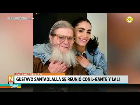 Encuentros en Madrid: Gustavo Santaolalla se reunió con L-Gante y Lali │N8:00│ 07-06-24