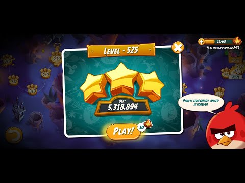 Angry Birds 2 | Rescuer | Level 525 | Hitting Fun | Angry Bird 2 Show