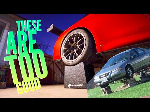 Why didn’t I buy these sooner Race Ramps 12in Tire Cribs