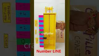 number line working model - shorts - maths project - craftpiller