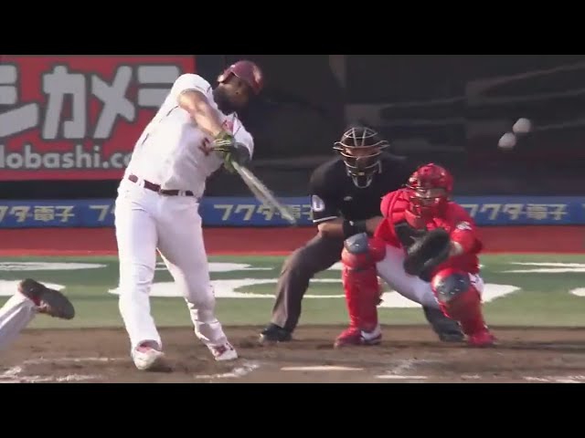 【8回裏】仙台が沸き上がる!! イーグルス・ペゲーロのタイムリーで勝ち越し!! 2017/6/10 E-C