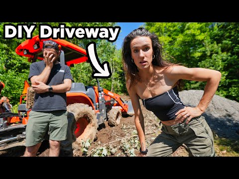 WE'RE STRUGGLING... building a road for our off grid home