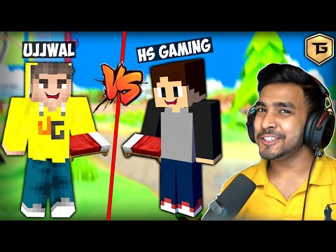 HS Gaming - CAN I WIN BEDWARS IN @TechnoGamerzOfficial's MINECRAFT SERVER ?