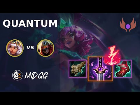 MID.GG: [ Quantum ] Qiyana MID vs Zed | NA MASTER | LOL Season 2025