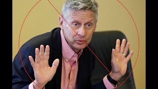 Gary Johnson FOR MANITORY VACCINES He's No Libertarian
