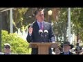 Mitt Romney addresses veterans on Memorial Day.