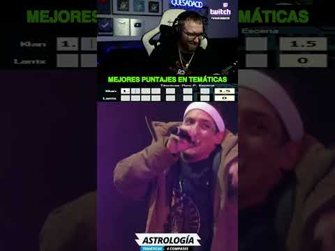 RODRIGO QUESADA VOTA LA TEMÁTICA "ASTOLOGÍA" DE KLAN VS LARRIX