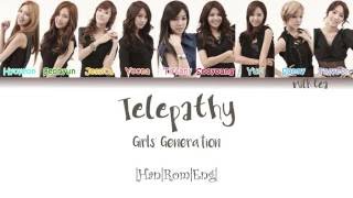 GIRLS’ GENERATION (소녀시대) SNSD - 텔레파시  (TELEPATHY) Lyrics Color Coded |Han|Rom|Eng|