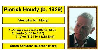 Pierick Houdy (b. 1929) – Sonata for Harp