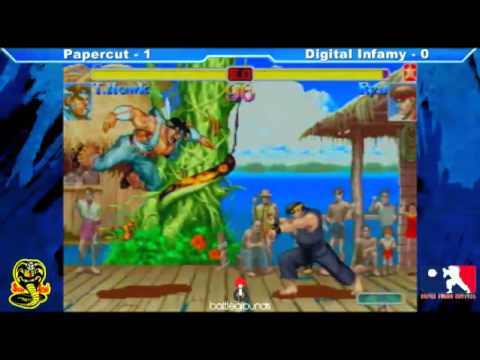 SSF2T - Papercut (O.Hawk) Vs Digital Infamy (Guile, Ryu)