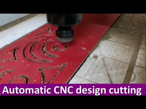 Automatic cnc mdf designing cutting machine