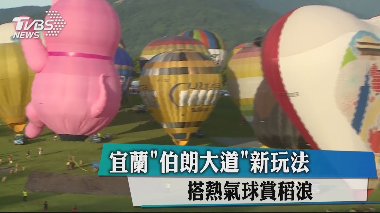 宜蘭伯朗大道新玩法　搭熱氣球賞稻浪